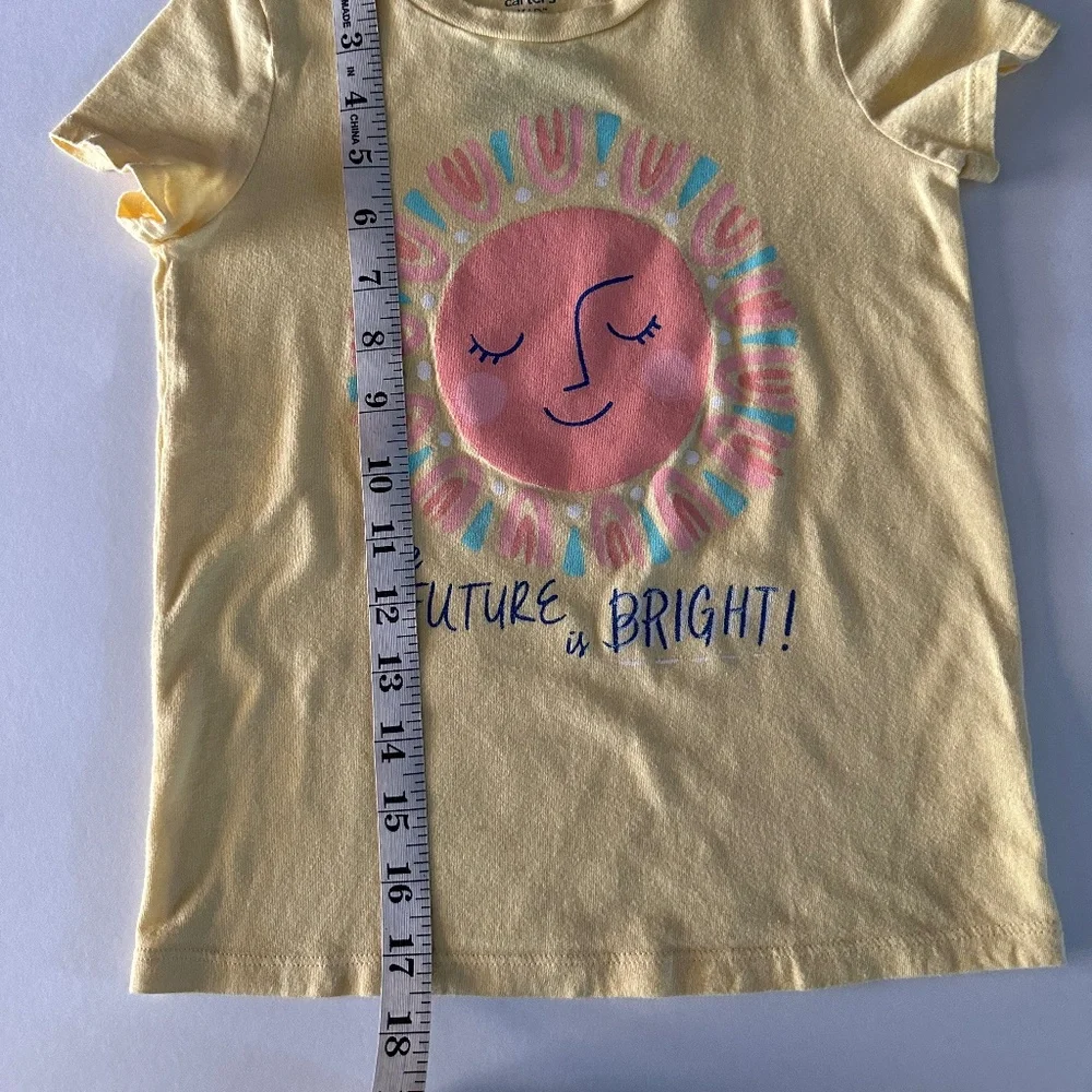 Carter'Kids Summer Yellow Shirt - Size 6/6x.‎